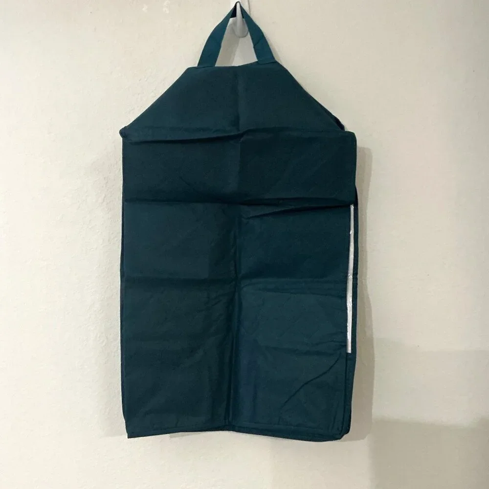 UNDER THE BED TEAL LARGE FOLDABLE STORAGE BAGS CLOTHING BEDDING CLOSET ORGANIZER